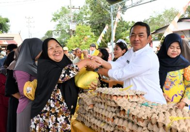 Wakil Bupati Barsel Resmikan Gerakan Pangan Murah
