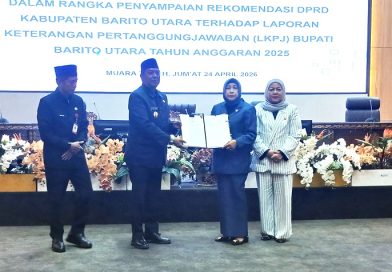 Bupati Barito Utara Sampaikan Apresiasi Atas Rekomendasi DPRD Terhadap LKPJ 2025